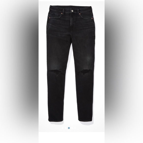 American Eagle Outfitters Denim - American Eagle Black Distressed Mom Jeans